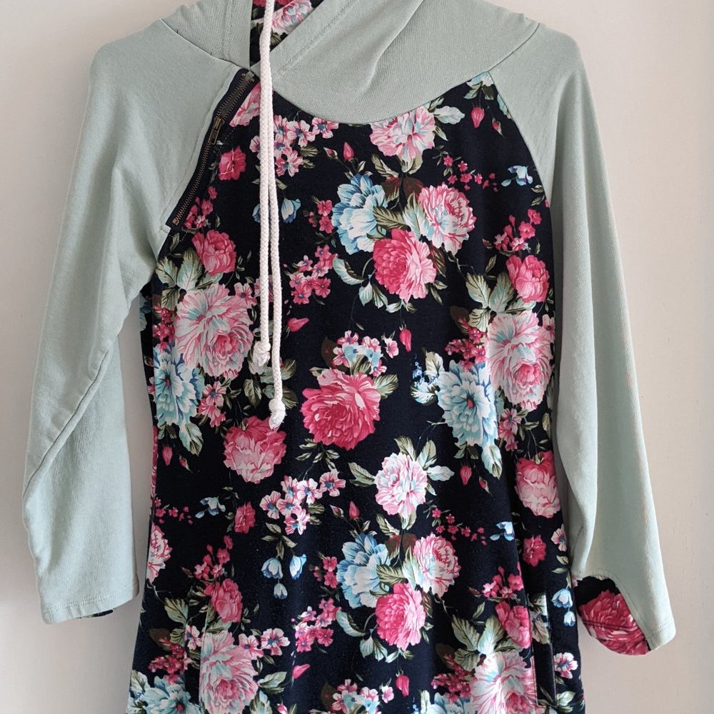 Floral hoodie